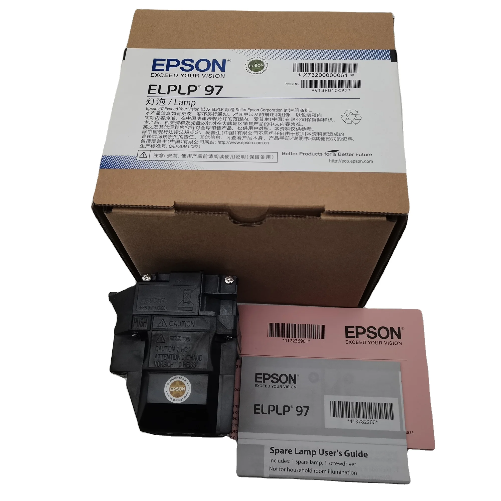 OEM Original ELPLP97 Mercury Lamp Module for Epson Powerlite Home Cinema U50 880 2250 2200 VS260 Pro EX9240 EX3280 Projector