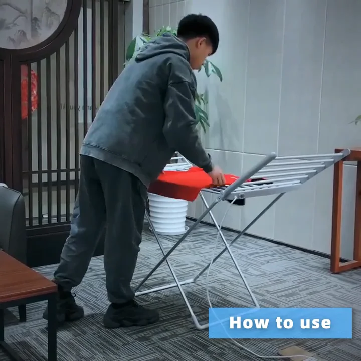 Evia Bigger Winged Foldable Electric Heated Drying Clothes Dryers For