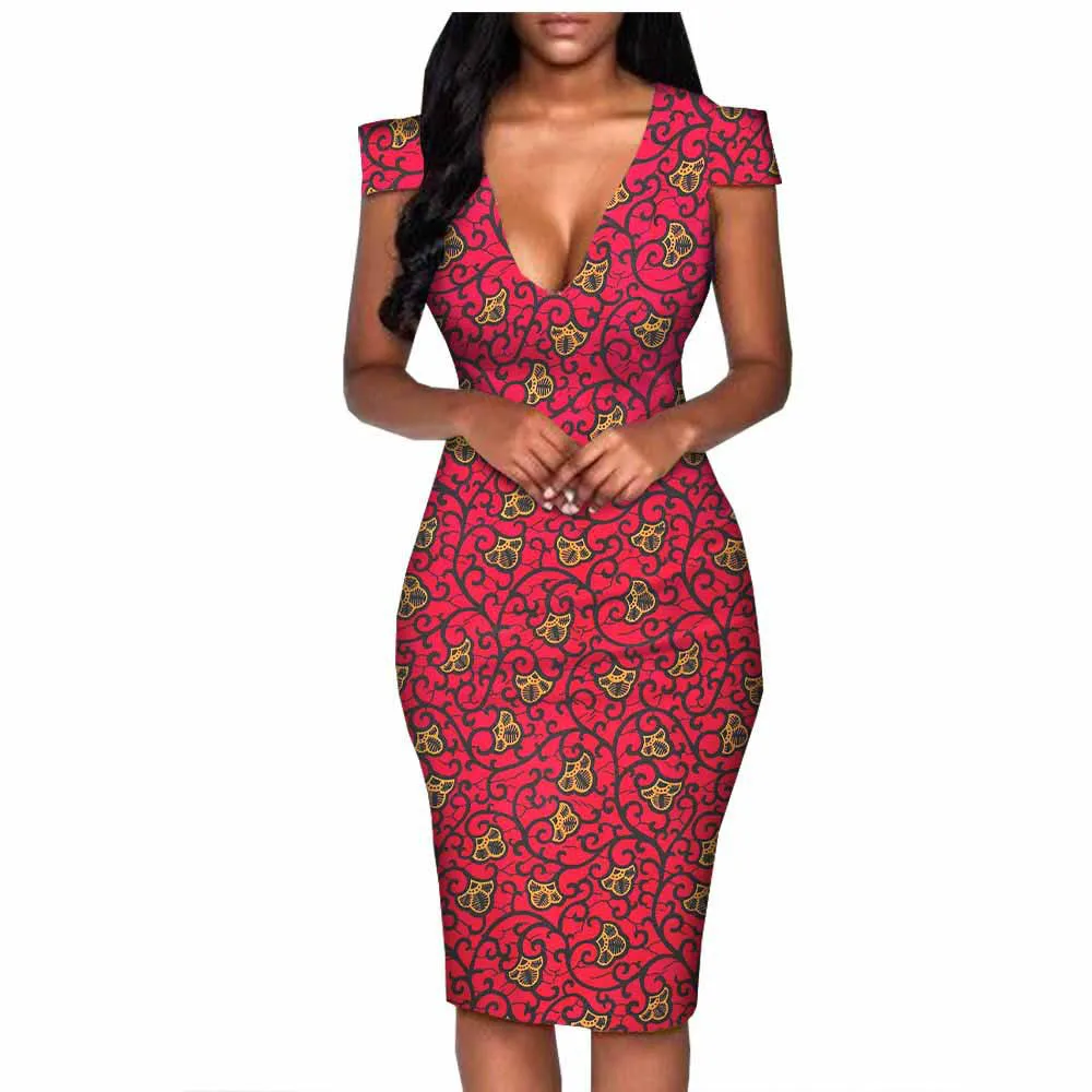 cotton african dresses Ankara Kaftan dress