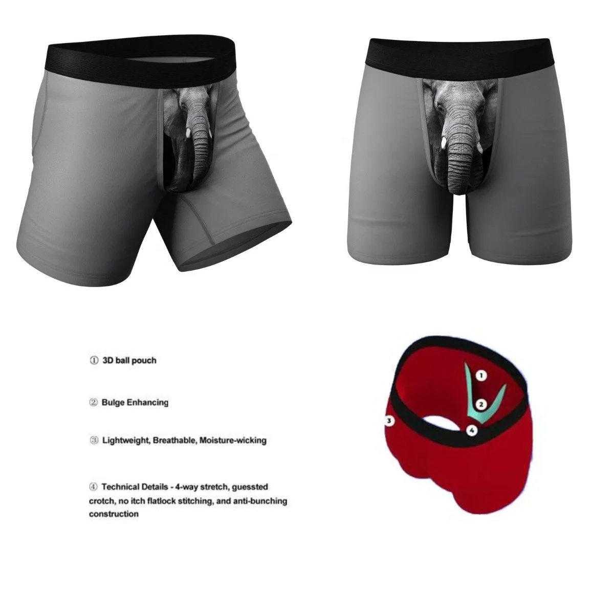 Golf Ball Hammock Underwear - Skullridding