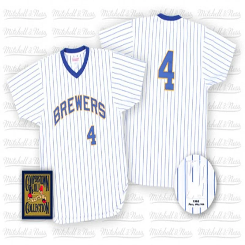 Paul Molitor Brewers Jersey Mitchell and Ness Cooperstown 