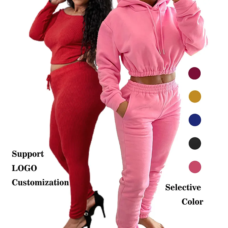 Осенняя женская одежда 2021, хлопковый спортивный костюм, комплект из двух предметов, женская одежда от пота