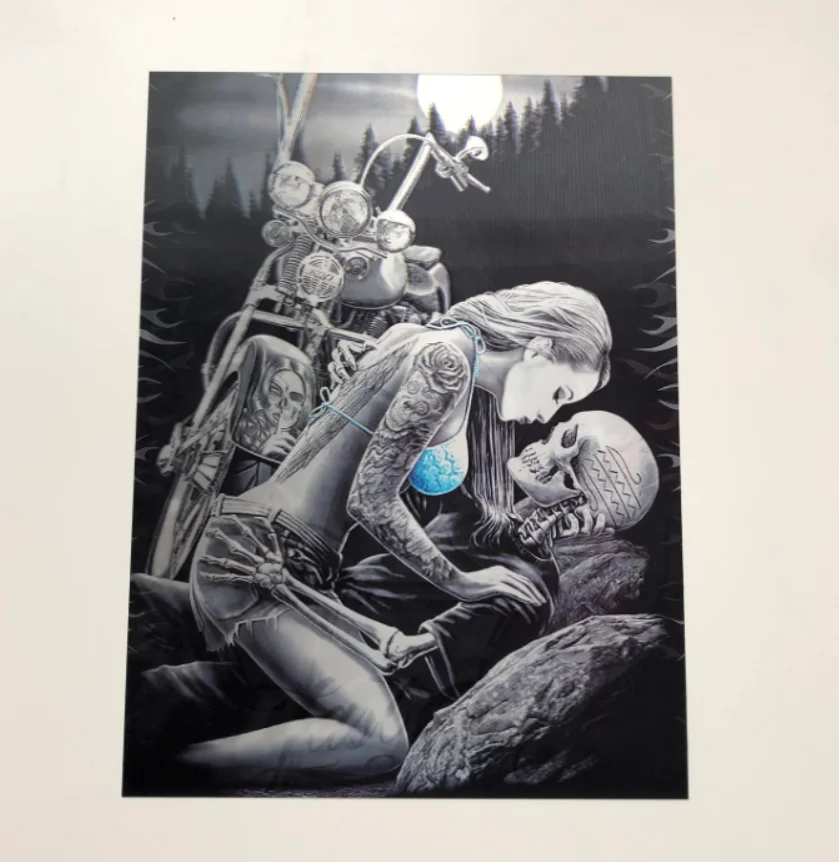 Cheap Custom 3D Lenticular Poster Design with Sexy Girl  Picture