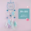 Tête de chat bleue