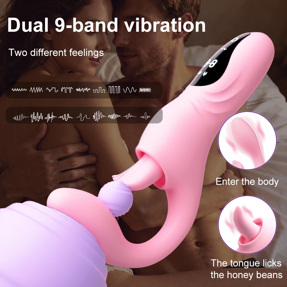 Women'S Sex Toy Heating Lip Licking Vibrating Rod Female Masturbation Dual  Vibration for Instant Orgasm| Alibaba.com