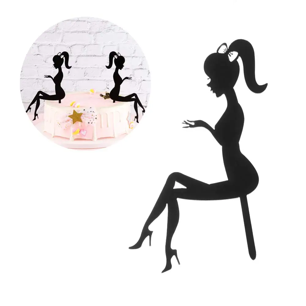 Sprinkles Per Torte 22 Décorations Gâteau Talons Hauts Acrylique - Pour Mariage, Anniversaire Ou Fiançailles - Mot Happy Birthday Anniversaire Femme