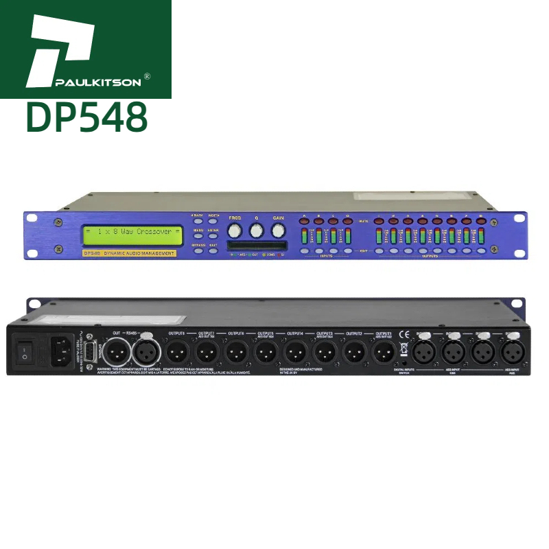 ギター Prescription Electronics DUAL-TONE USA Paulkitson XTA DP548 Multi-Effect Audio Digital Processor Metal