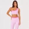Reggiseno Monospalla Rosa Blossom e Ciliegia
