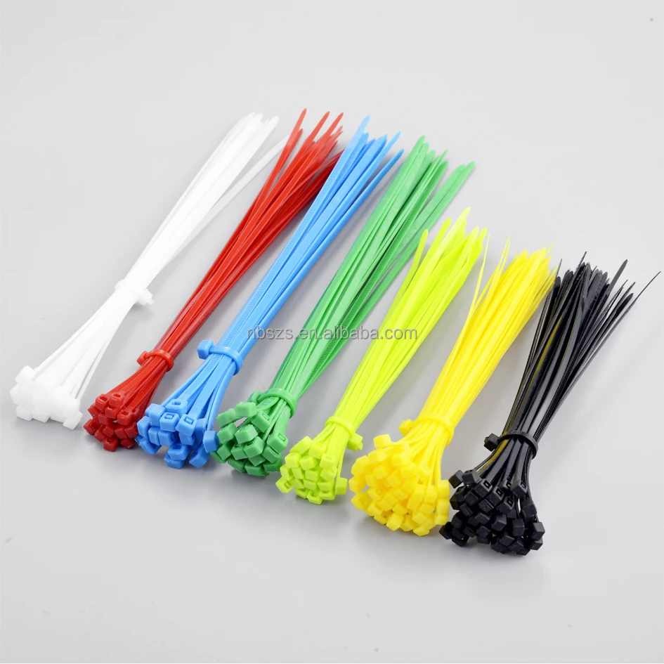 White/Black Nylon 66 Cable Ties manufacture