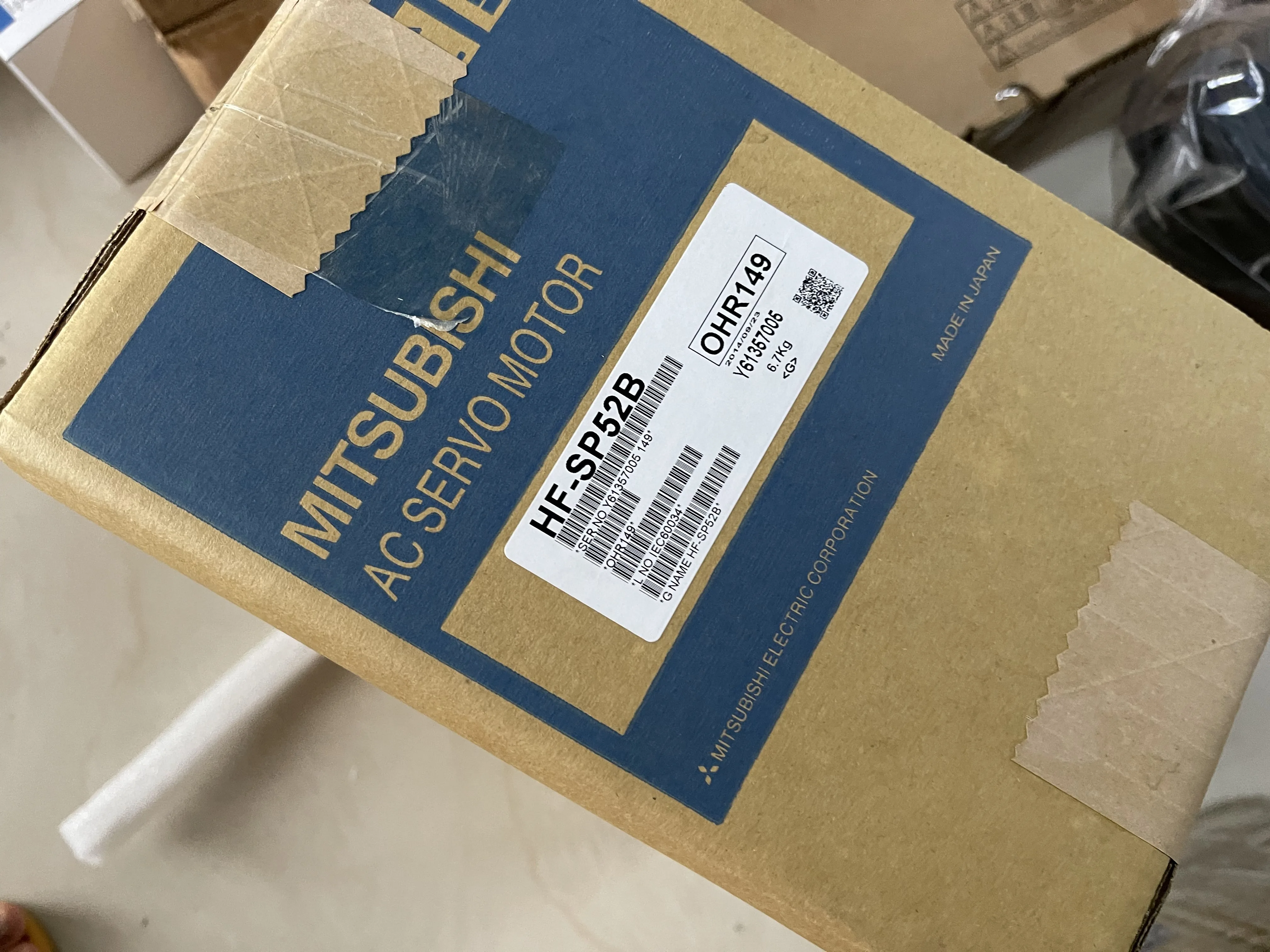 Mitsubishi AC Servo Motor HF-SP52B