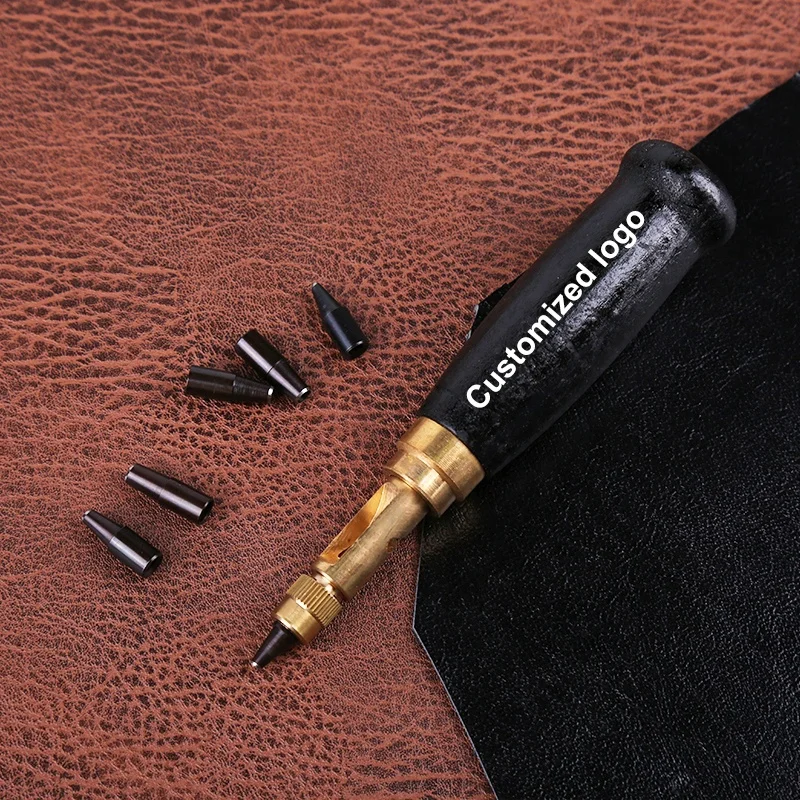 diy multi-size automatic hole punch screw belt hole puncher set