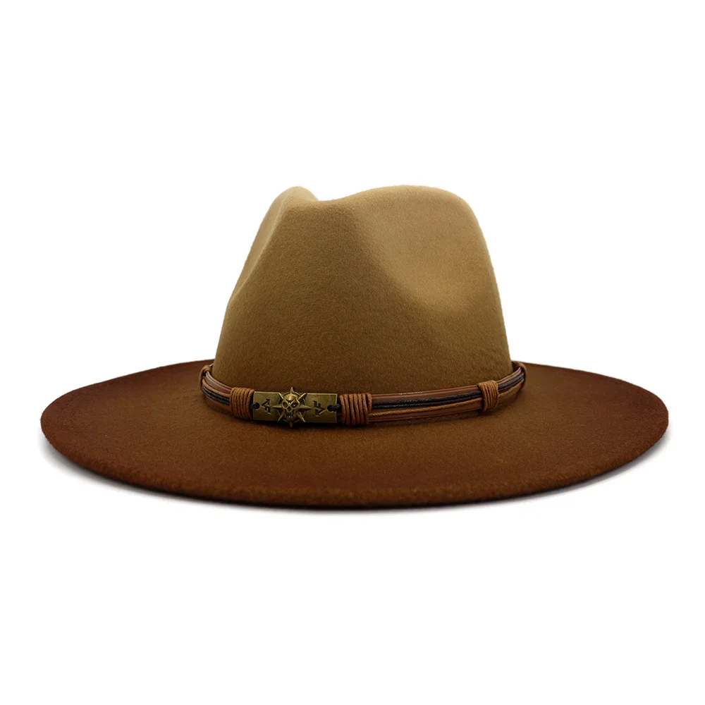 Fs New Fashion Mens Gentleman Wool Wide 
