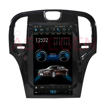 Android Tesla Vertical 13.3'' Screen Car GPS Video Audio Radio DVD Player for Chrysler 300C Radio Wifi Play store