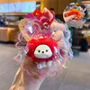 ของเล่นบีบห้อยคอรูปสตรอว์เบอร์รีสำหรับสัตว์เลี้ยง - ทรงเสื้อสวมหัวผลไม้