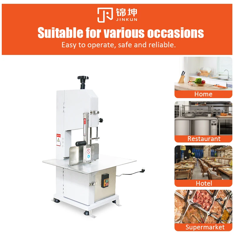 product jkb 210t most popular in 2024 meat electric butchers bone saw machine chicken cutter on sale-8