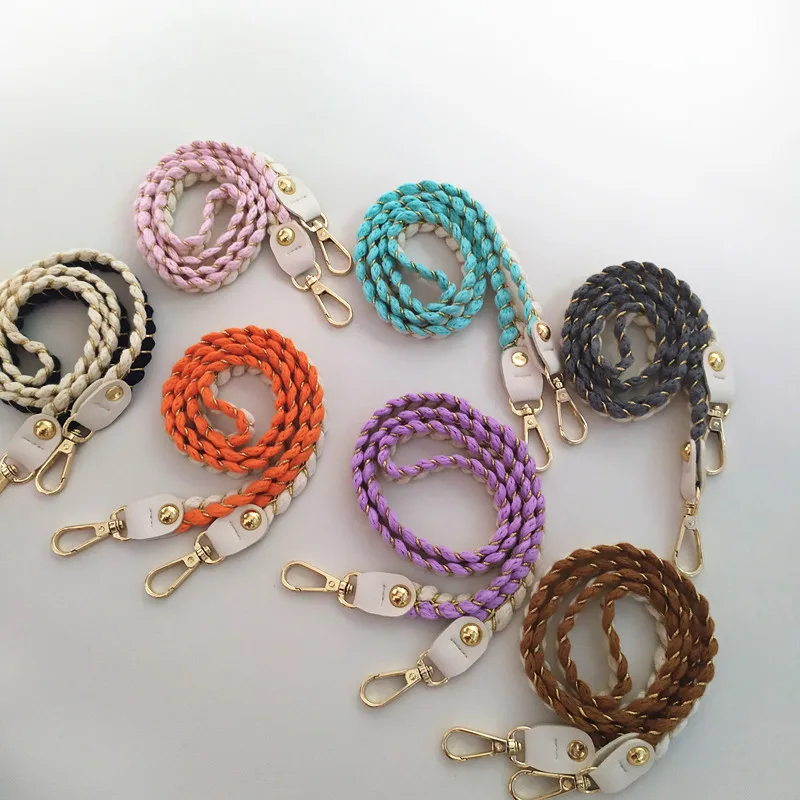 REWIN Customizable Multi Color Braided Rope Hand Bag Wrist Handle ...
