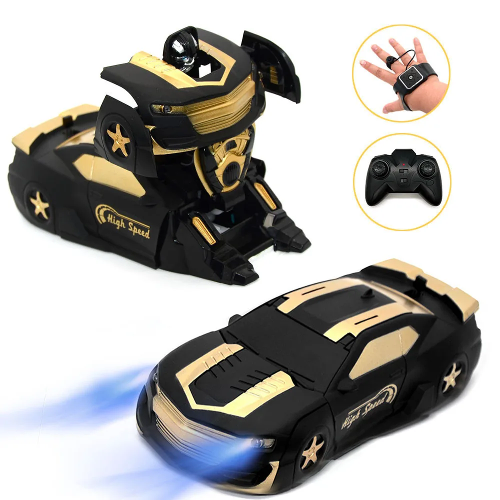 Children Gesture Sensing Double Remote Control Deformation Wall Climbing Stunt Car Remote Control Toy