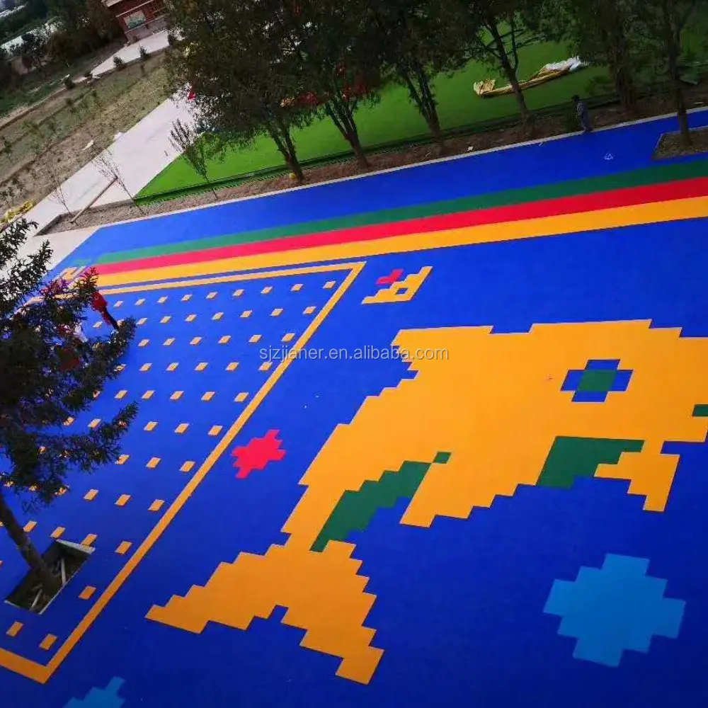 High Quality  Top Racedeck Modular Smart Interlocking Flooring for Outdoor Sports Application