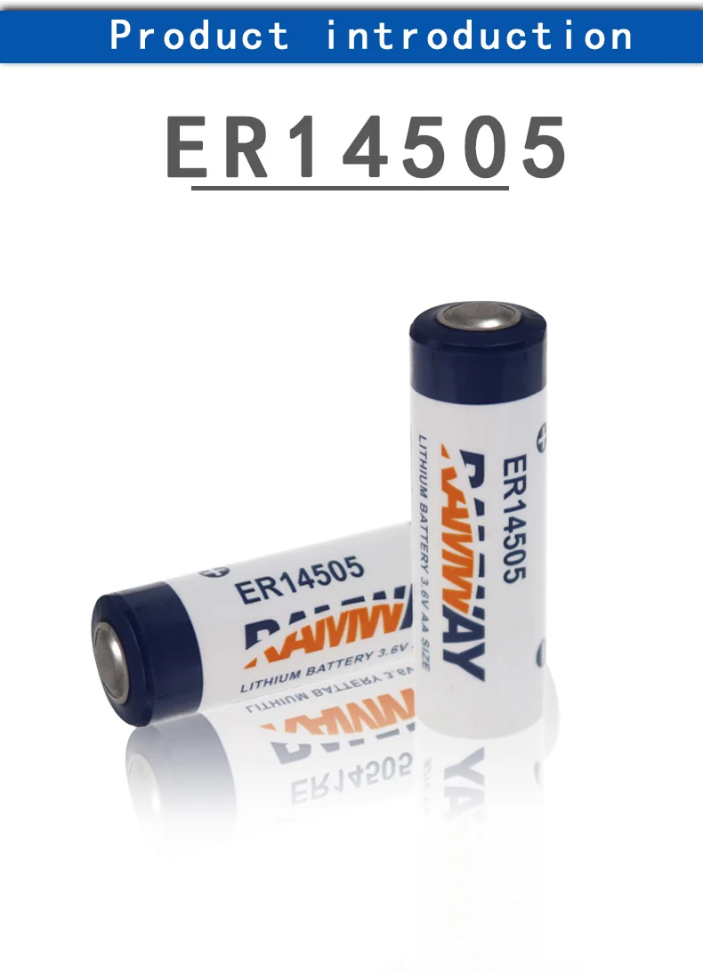 RAMWAY ER14505 3.6V AA Lithium Battery 2700mAh for Water Smart Meters ...