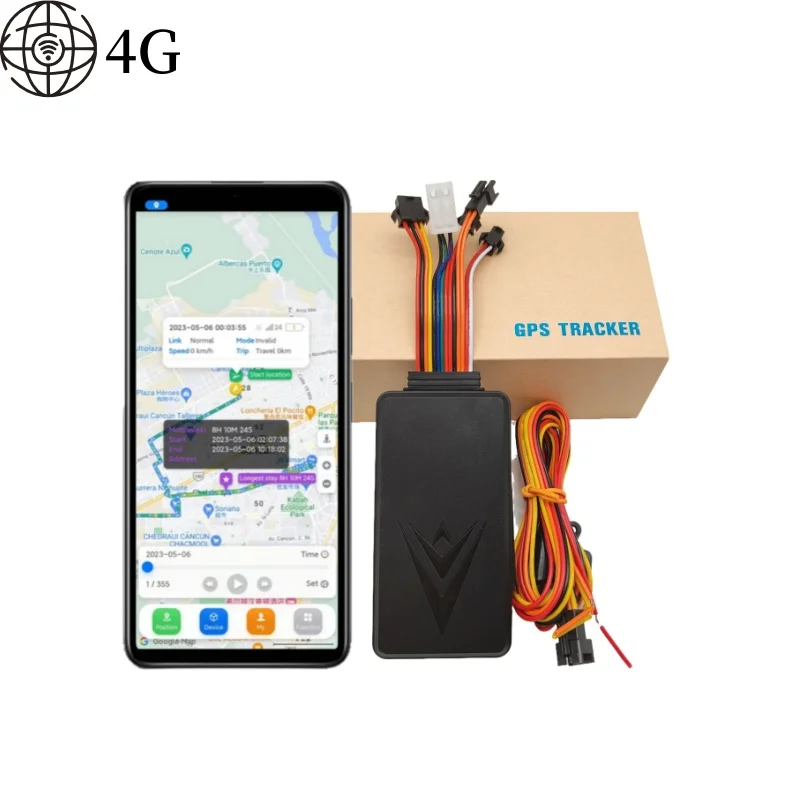 4G GPS tracker CA005 with Sos,microphone and Smart Camera GPS Tracker Realing Time Taking Photos for Truck Car Vehicles
