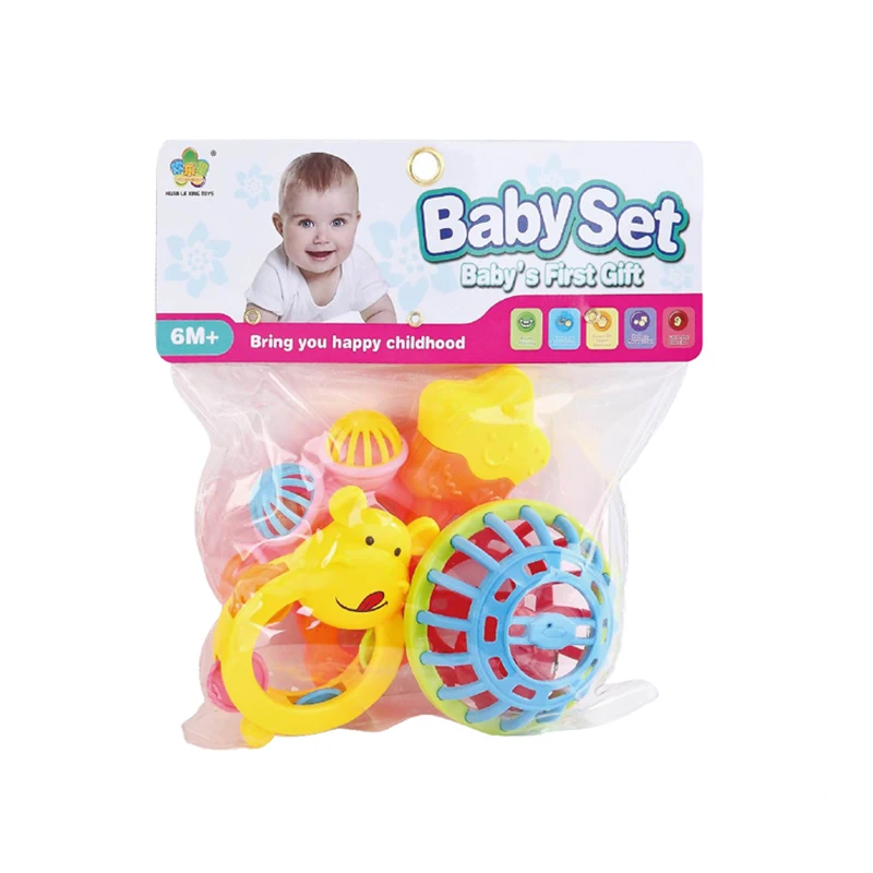 Низкая цена, Лидер продаж, высококачественные пластиковые погремушки на запястье, набор прорезывателей, погремушки для детей