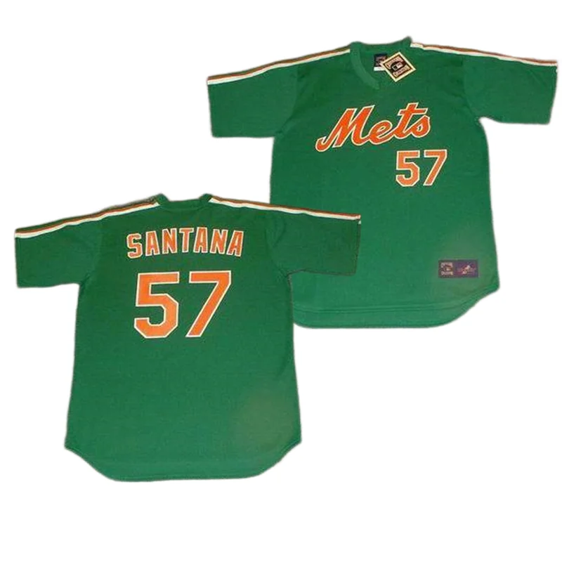 New York Mets Cropped Jersey Baseball Santana 57 As-is