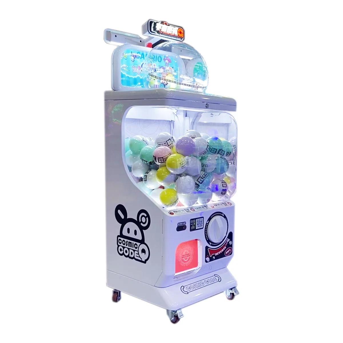 Málaíne Díoltáin DOZIYU Gacha Vending Pian Pian Anime Vending Machines do Thograí Capsúl 75mm