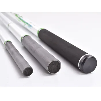 4.2m Carbon Fiber Three-Section Telescopic Beach Long-Casting Fishing Rod 300g Bait Weight Medium Hardness EVA Surf Rod – Hard Lure – view 3