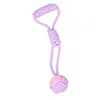Boule à nœud en corde violette - A 28 cm 100 g