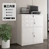 Side-mounted three-sided inner security cabinet