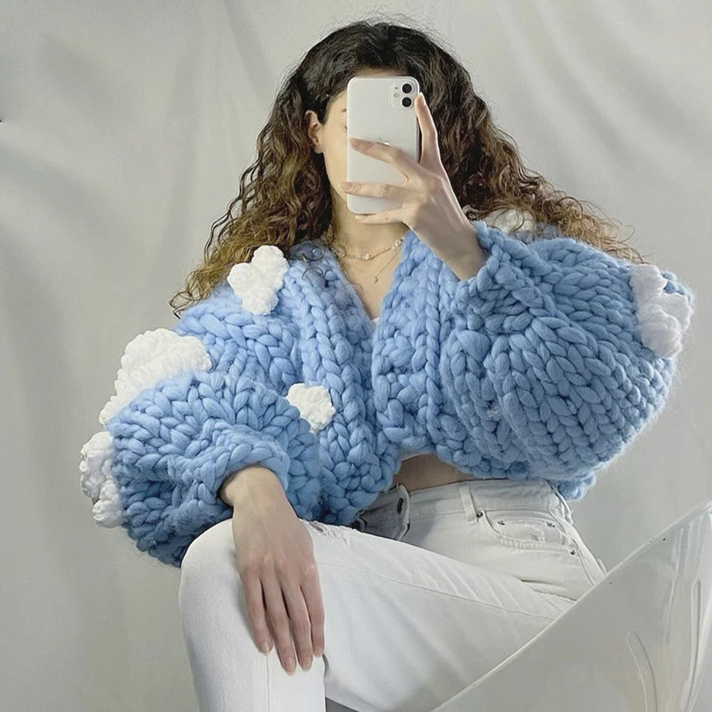 トップス MADISON BLUE HAND-KNITTED CUNKY KN PO HAND-KNITTED CUNKY KN PO | KNIT | MADISONBLUE