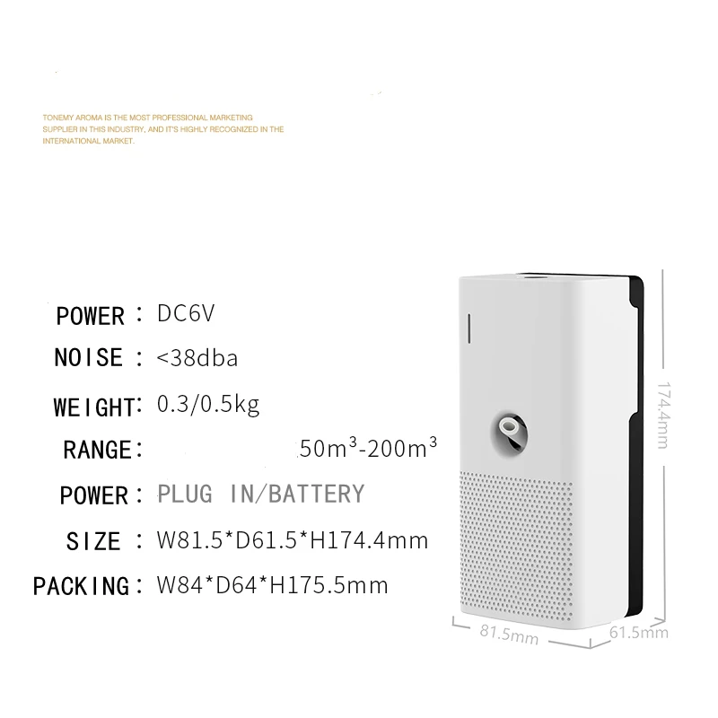 Small Automatic Air Dispenser Plug in air Freshener Dispenser