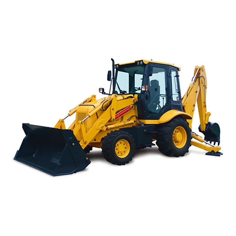 Factory Price Liugong Clg764 8.3 Ton 1m3 Bucket Excavator Wheel Backhoe Loader Front Excavator Back Loader Earth Moving Machine
