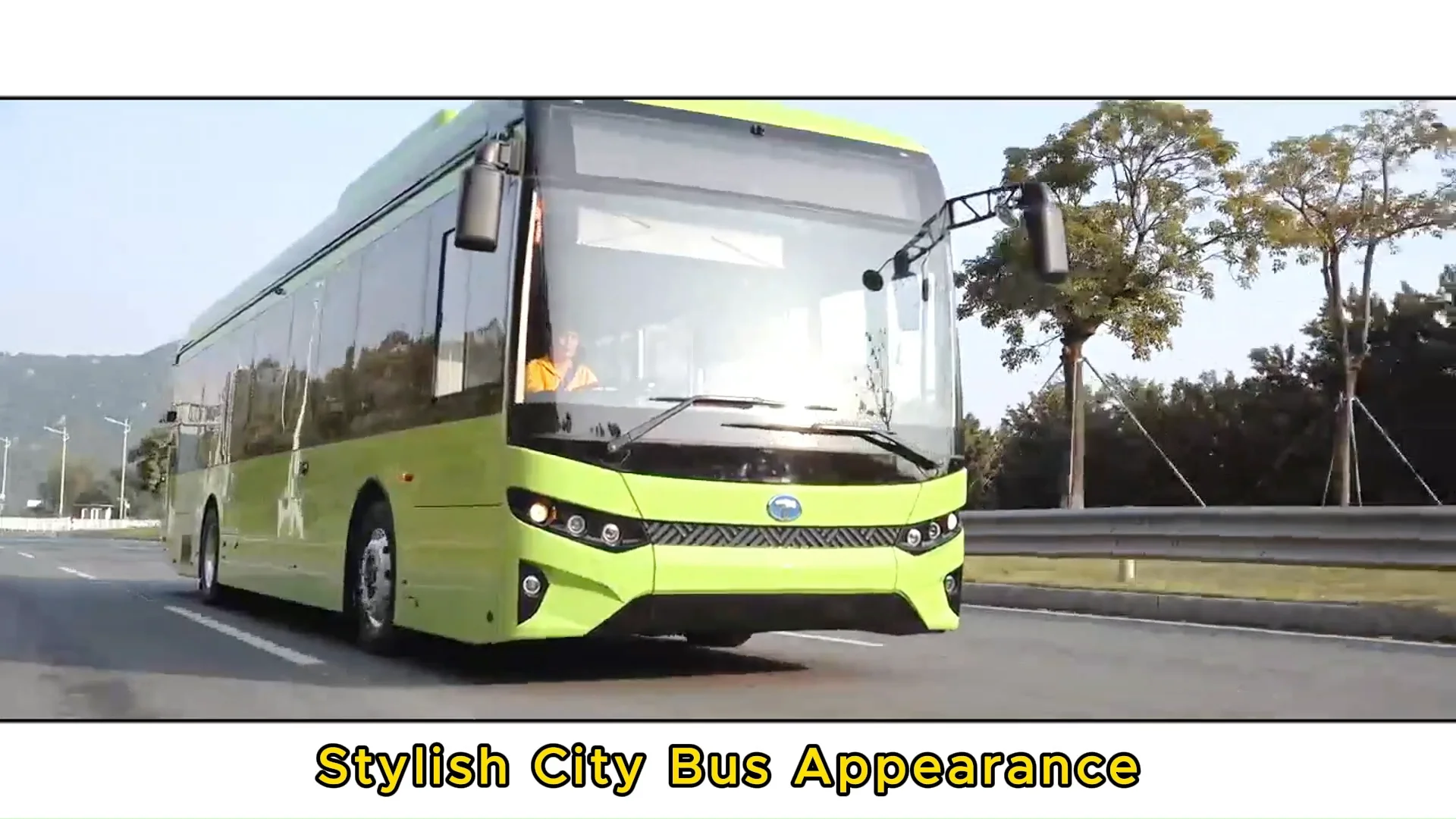 Guangtong New 12m Electric 35 Seats Passenger City Bus 40 Seater ...