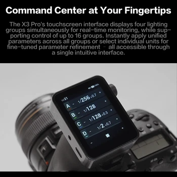 Godox X3pro C Wireless Flash High-speed Ttl Automatic Metering Synchronous High-definition Oled Touchscreen for detail image