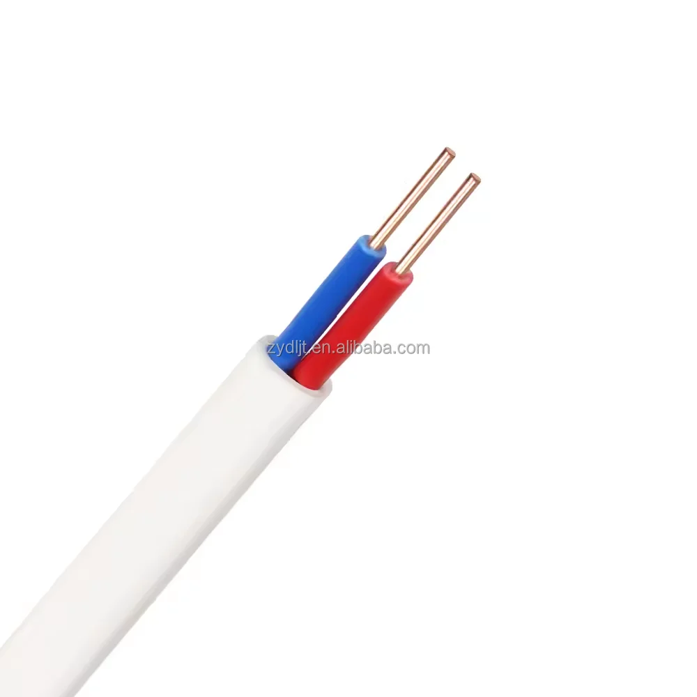 Bvvb 2 hoặc 3-Core lõi đồng PVC cách điện PVC vỏ phẳng Cáp nhà máy bán hàng trực tiếp