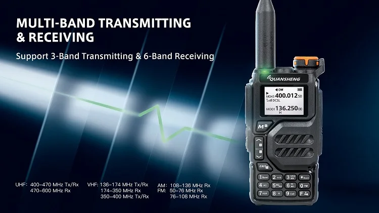 Quansheng UV-K5 Dual Band Walkie Talkie Ham Radio hf ham radio transceiver ham radio rack mount