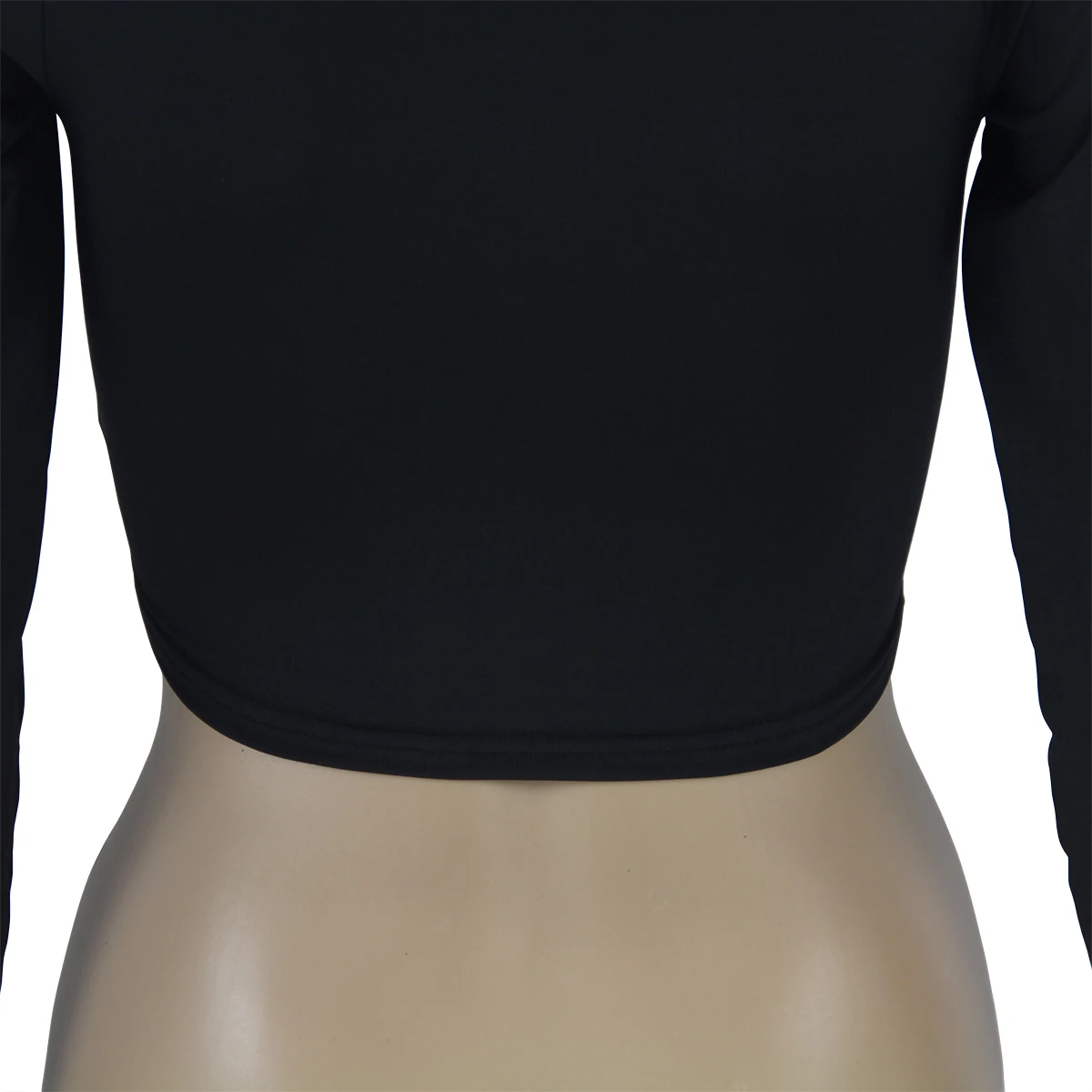Custom Long Sleeve High Neck Solid Color Women Sexy Tight Fashion Woman Blouses Compression Women Autumn