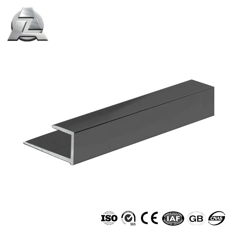 Low Volume Customized Metal Extruded Aluminum Alloy j Shape Channel J-channel Track Section Product Profile Extrusion