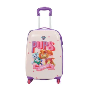 18 Inch Waterproof Children Printing Travel Luggage PC Kids Trolley Bag with Wheels for School