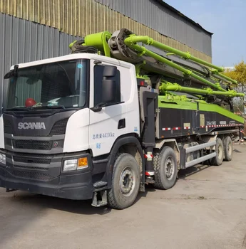 2020 Zoomlion 56m Boom Hydraulic Diesel Cement Concrete Pump Truck Used with Core Components Engine and Motor