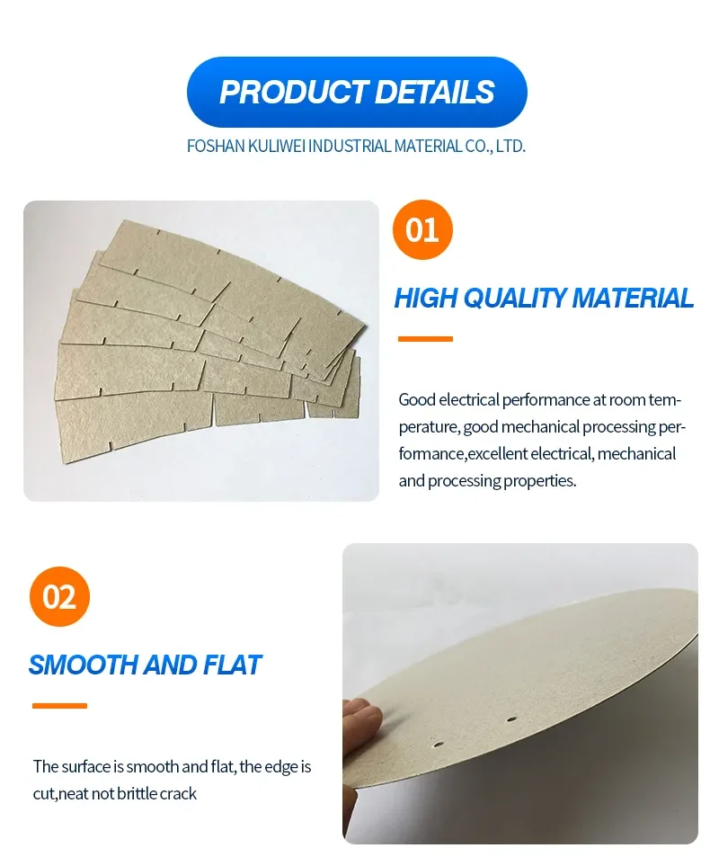 Manufacturer direct supply high temperature resistant insulated mica sheet thermal relay details