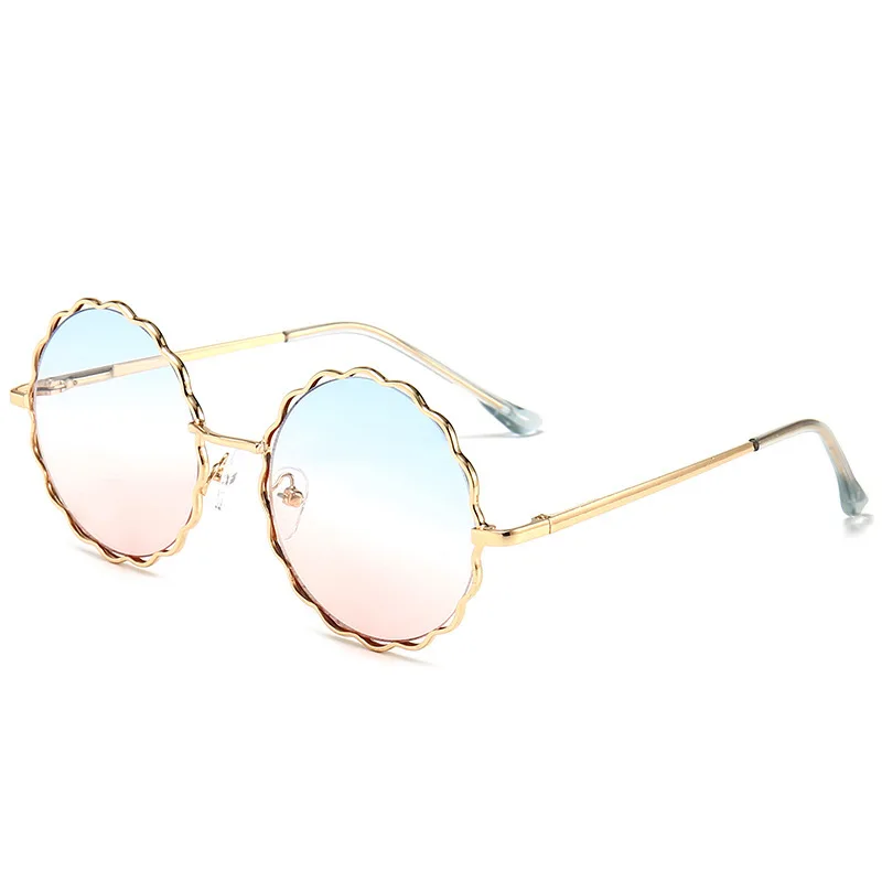 Round Sunglasses in Pink - Chloe Kids