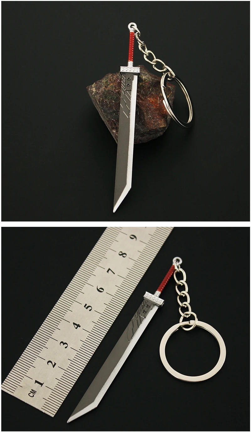 Porte Clé Final Fantasy 7 Vii Buster Sword Cloud Strife Clad Epee Porte