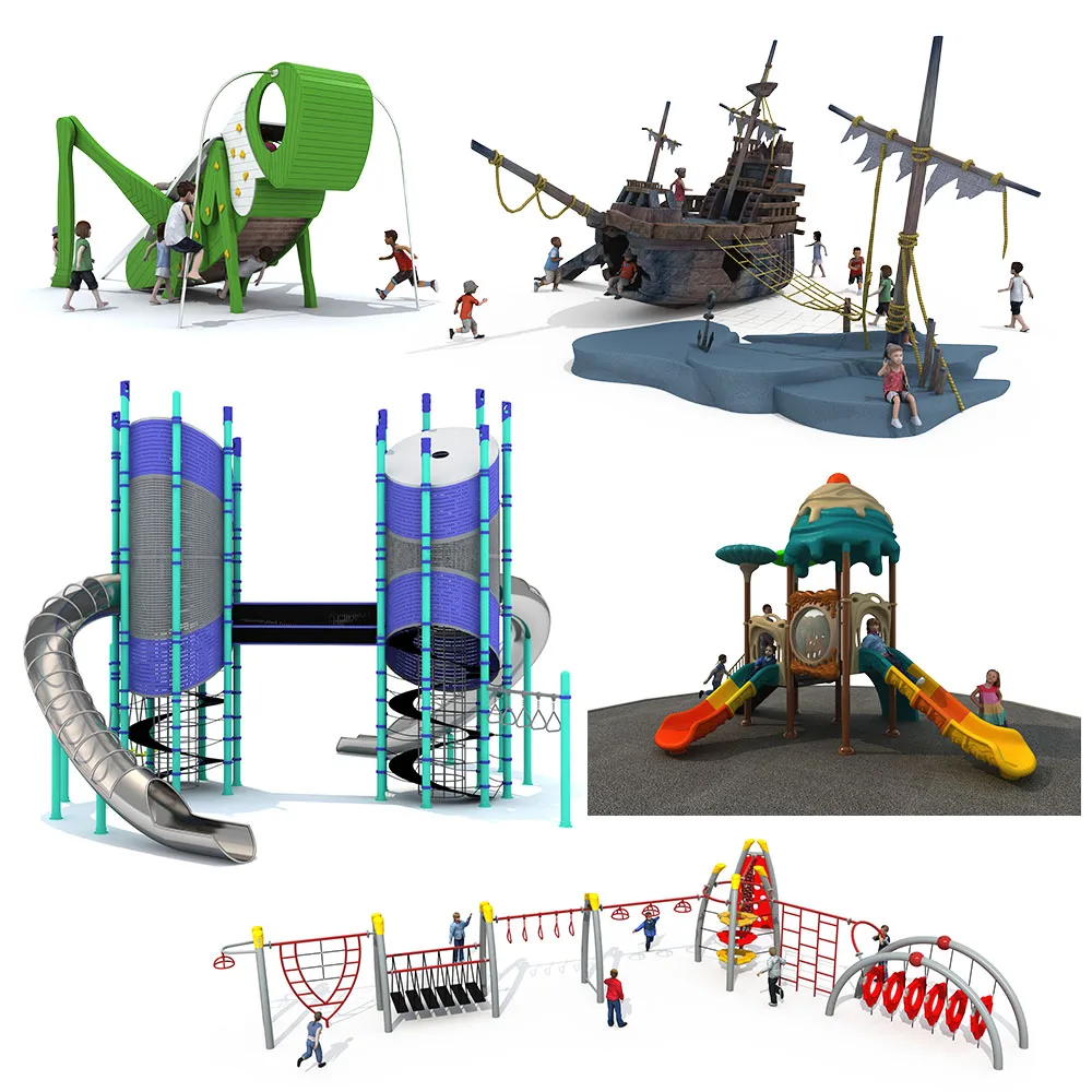 Детское оборудование для игр на открытом воздухе набор качелей детского