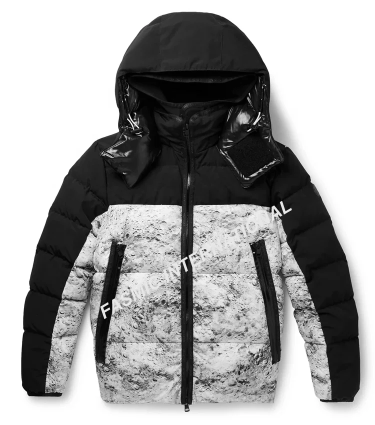 Блестящая Модная легкая зимняя ветрозащитная Мужская пузырьковая куртка стеганая с