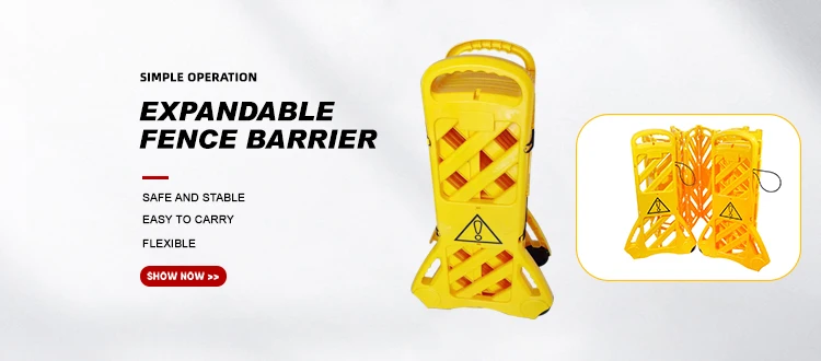 Mobile Retractable Plastic Traffic Barrier Expandable Indoor Venue Road Security Outdoor Roadway Safety Barricade supplier