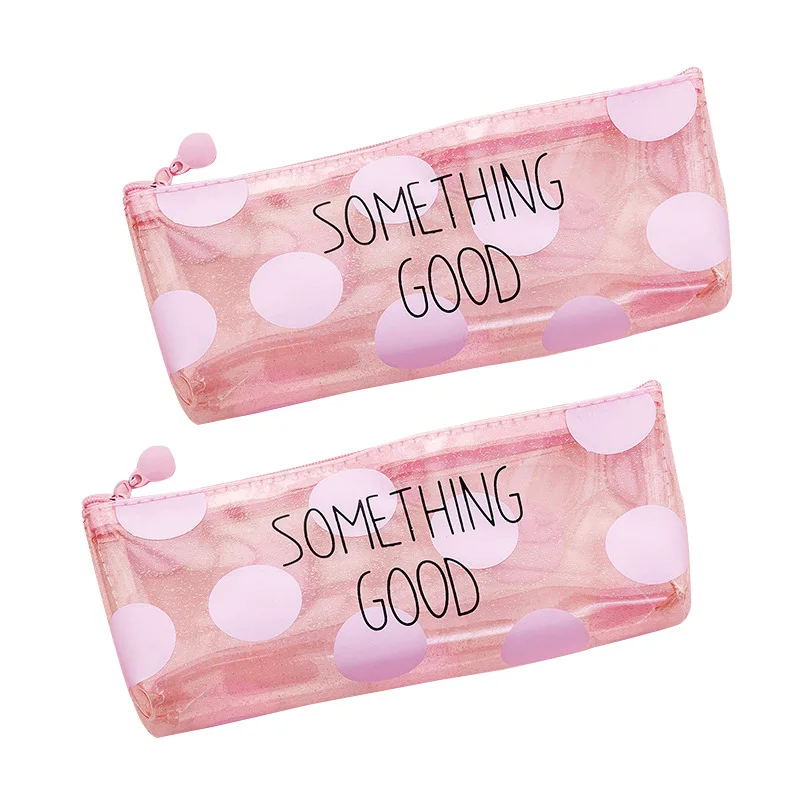 2pcs Shiny Pencil Pouch Clear Pencil Case Flamingo Small Pencil Bag Fashion  Laser Cosmetic Bag Kawaii Pencil Case With Zipper Pencil Case For Kids Teen  Students School Office Supplies Water Resistant 