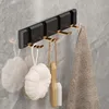 Black+Gold 4 Hooks