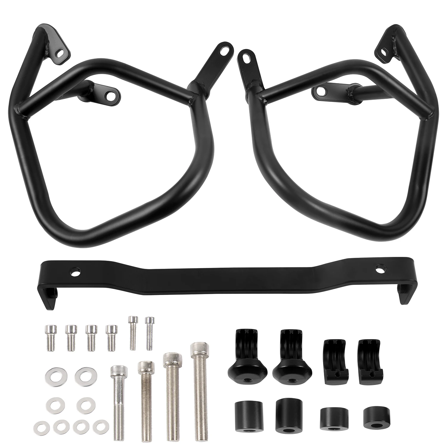 Sacs Latéraux Pour Yamaha Tenere 700 (2020-2024) - Fixation Crash Bars, Noir, Pratique !